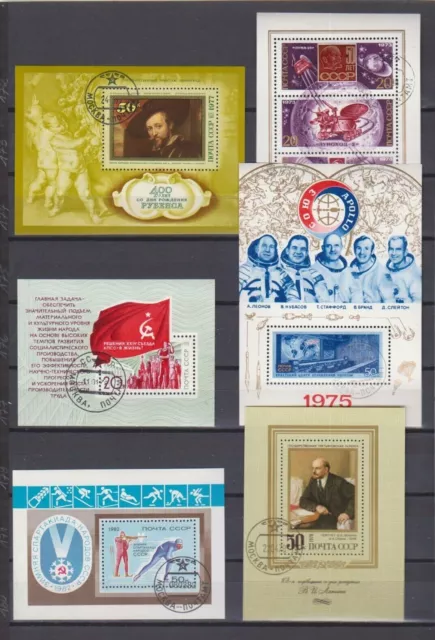 Briefmarken Udssr Russland Sowjetunion 22 Blocks gestempelt