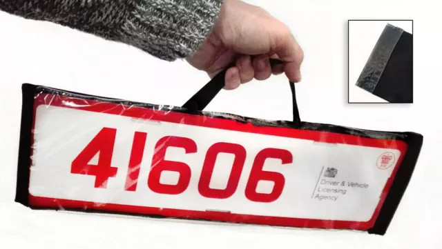 Trade Plates Holder Carry Bag, Number Plates, Motor Dealers