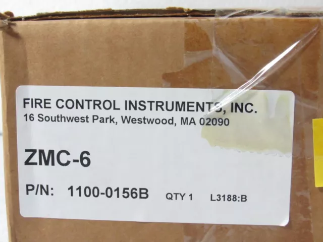 Fire Control Instruments 1100-0156 ZMC-6 FC-72 Series Zone Mother Card [CJJH]
