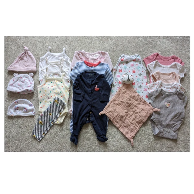 Newborn 0/1 Baby Girls Clothes Bundle  Grade A Adorable