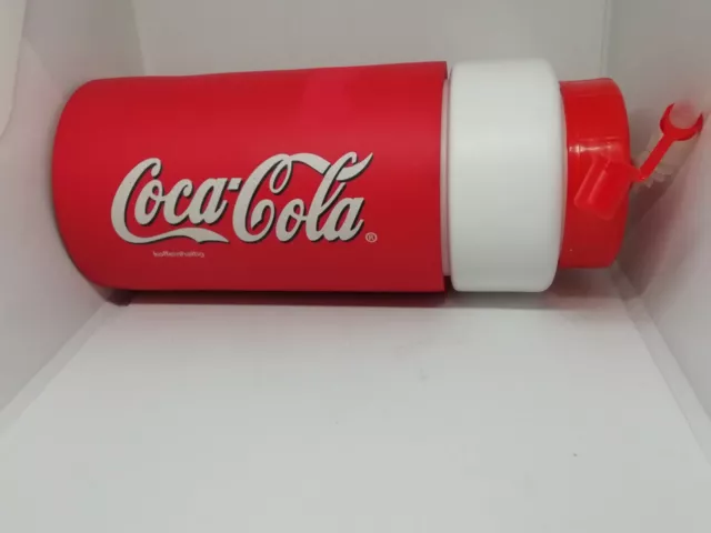 Coca Cola, Trinkflasche, Original, Schaumgummibund, King Kool,  Strohhalm #14