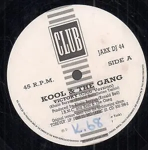 Kool and the Gang Victory 12" vinyl UK Club 1986 promo b/w7" version and bad