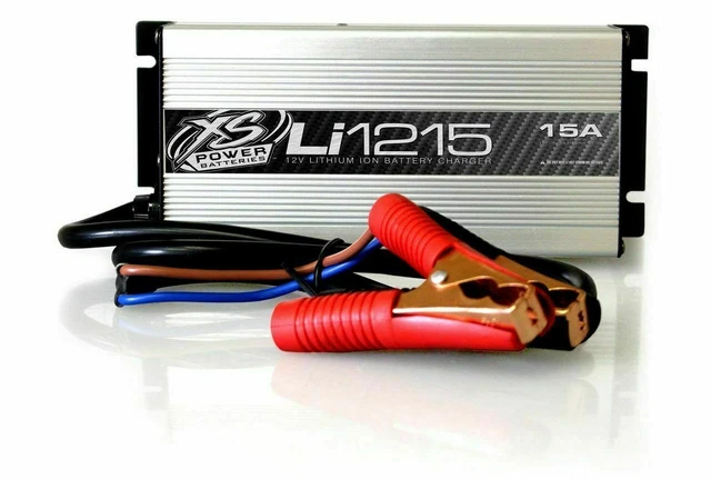 XS Power Li1215 12 Volt, 15 AMP Lithium Ion Car Audio Battery Charger