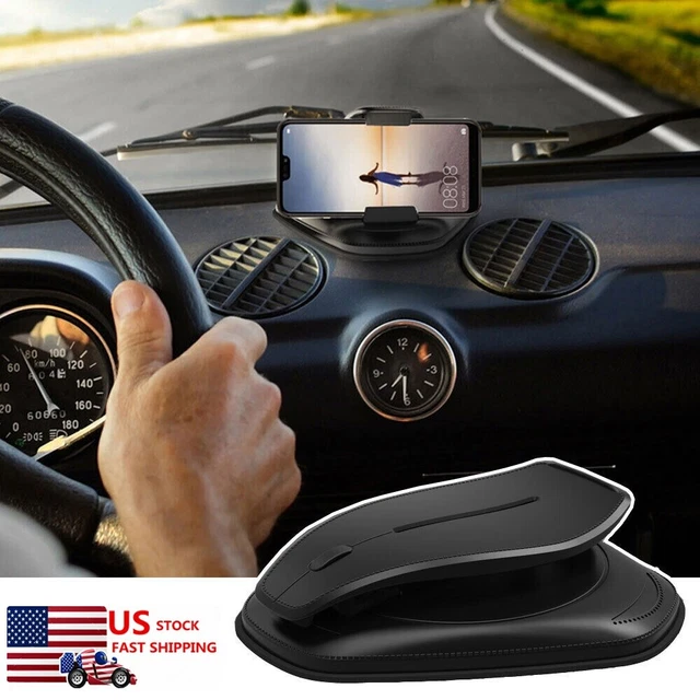 3in-7in Car Phone Stand Holder Clip Accessories For Dashboard Mount Adjustable