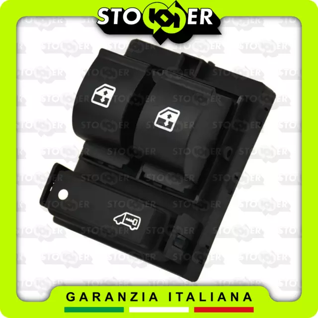 Interruttore Alzacristallo Elettrico Auto - Compatibile Con Vari Modelli, Ricambio Per Finestrino, Nero