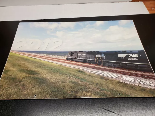 2012 Norfolk Southern Railroad Calendar - Oversized - Lots of Great Photos - Lik