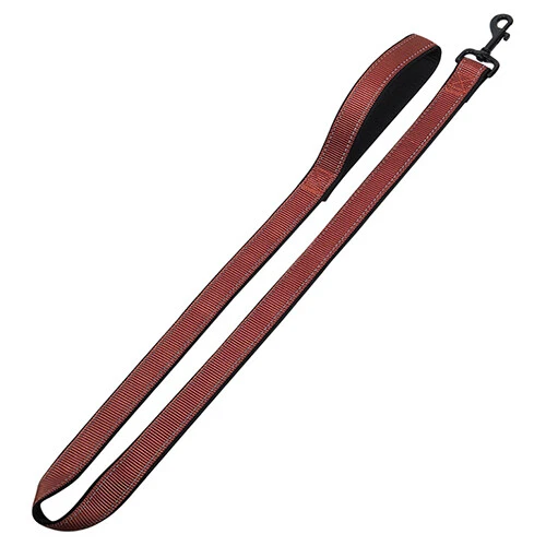 Nobby Hunde Leine Classic Reflect Soft terracotta/schwarz, diverse Größen, NEU