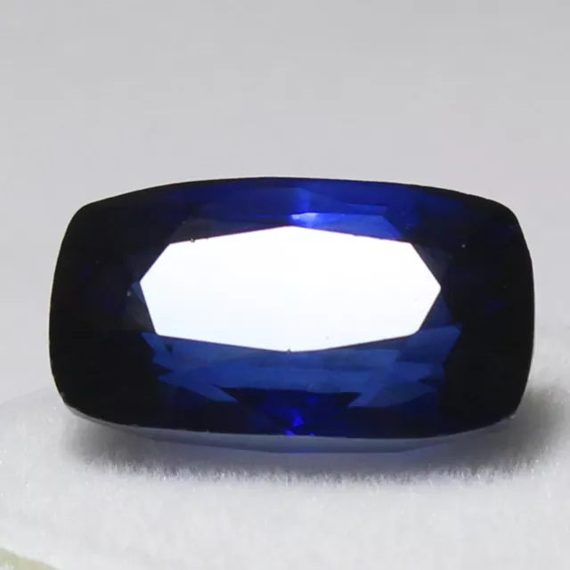 Natural 17.15 Ct Certified Cambodian Blue Sapphire Unheated Loose Gemstones