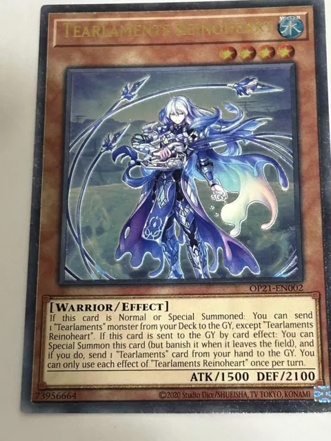 Yugioh Tearlaments Reinoheart Ultimate FOR SALE! - PicClick