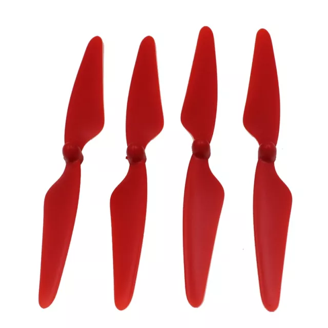 4Pcs For  H501S X4 RC Quadcopter Propellers Blades 2CW/2CCW, Red E8L51221