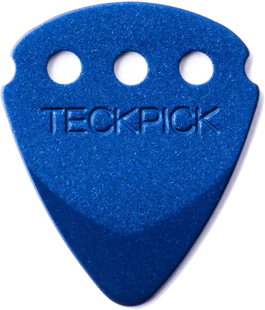 Jim Dunlop -  1 Médiator Teckpick Blue en Aluminium pour guitare et basse