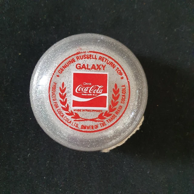 1981 Russell Coca Cola Silver Galaxy yoyo Coke