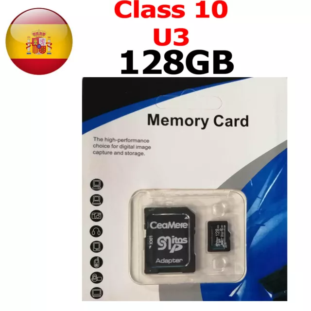 Tarjeta de Memoria Micro SD  128GB Micro SD Class 10 U3