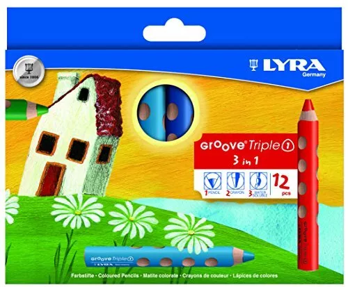 LYRA Surco Triple Uno 12-color Set 3831120 De Japón [1Ot]