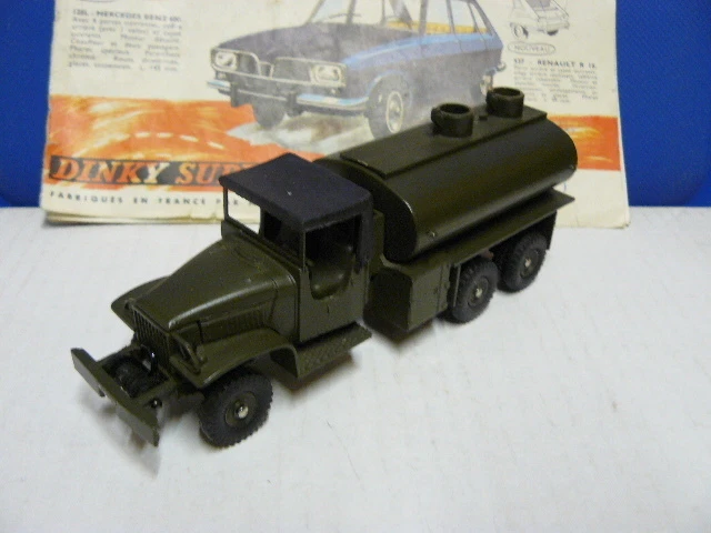 n42, BOITE militaire camion GMC citerne, repro DINKY ref. 823