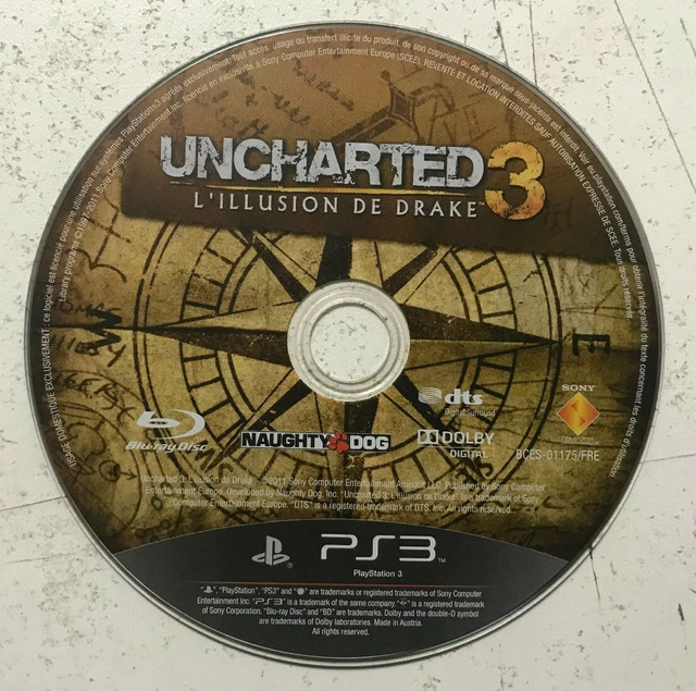 Jeu PS3 UNCHARTED 3 : L'Illusion De Drake - Occasion En Bon état, Boîtier Sans Notice