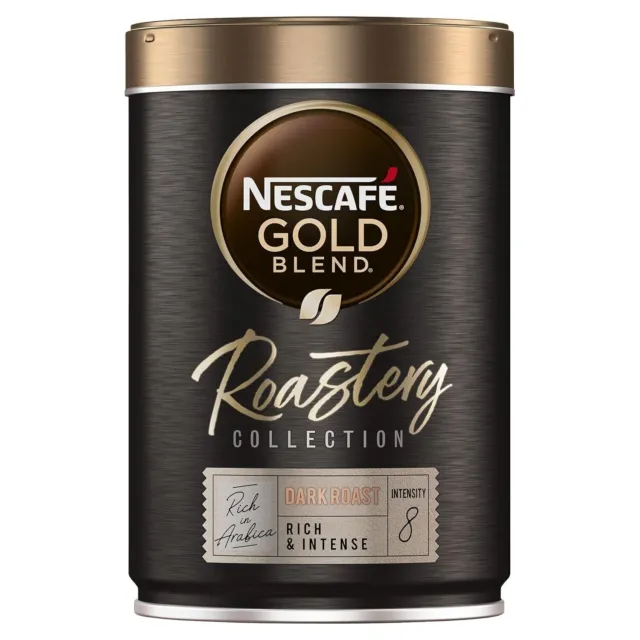 Nescafe Gold Blend Roastery Dark Roast Instant Coffee 95g x 6