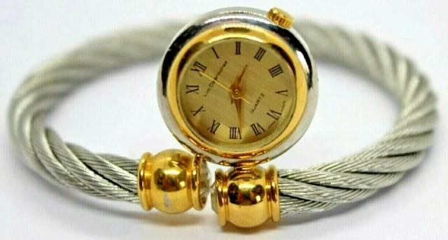 Montre Bijou Femme Rococo Quartz - Boîtier Et Bracelet Acier Doré - Cadran Argenté Index Ronds - Neuve Avec étiquettes