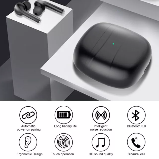 In Ear Wireless Bluetooth Compatible Headphones Mobile Phone IPX5 Waterproof