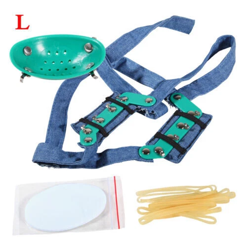 Dental Lab Orthodontic High-Pull Headgear With Rigid Chin Cap High Pull Strap