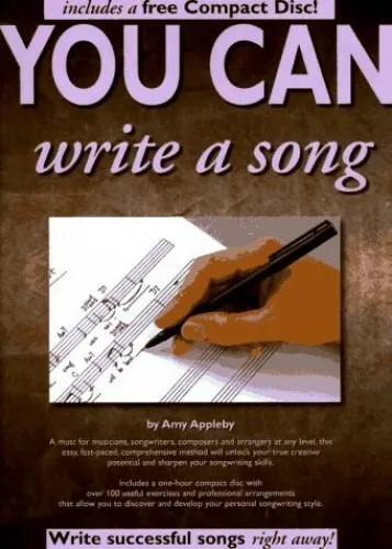 You Can Write a Song by Amy Appleby 0825615135 FREE Shipping