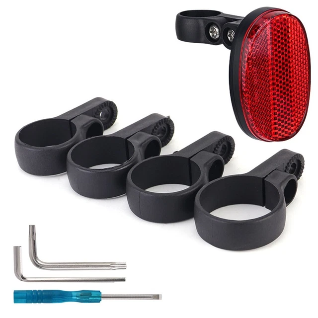 Eclairage velo av pile optimiz fixation garde boue led style vintage