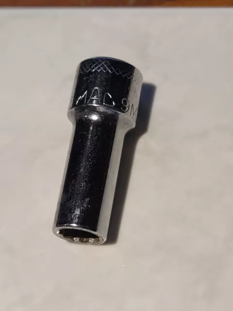 MAC Tools USA 3/8" Drive 9mm Medium Chrome 12 Point Socket XD29MM Excellent