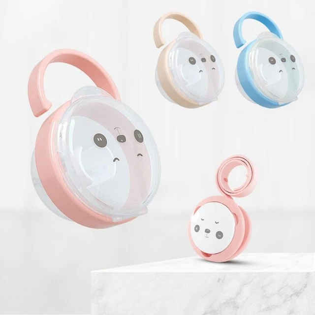 Baby Pacifier Storage Container BABY PACIFIER STORAGE Travel Storage Plastic Soother Safe Container ...