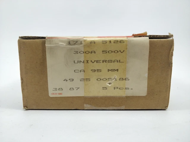 Bussmann 171A5126 Fusible 300A 500V Universel Environ 95mm 5 Scp