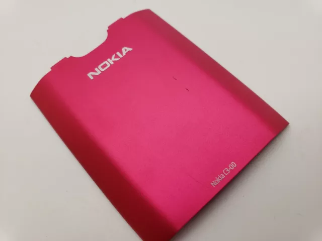 Very Good Condition Pink Retro Nokia C3-00 Battery Cover 3POST