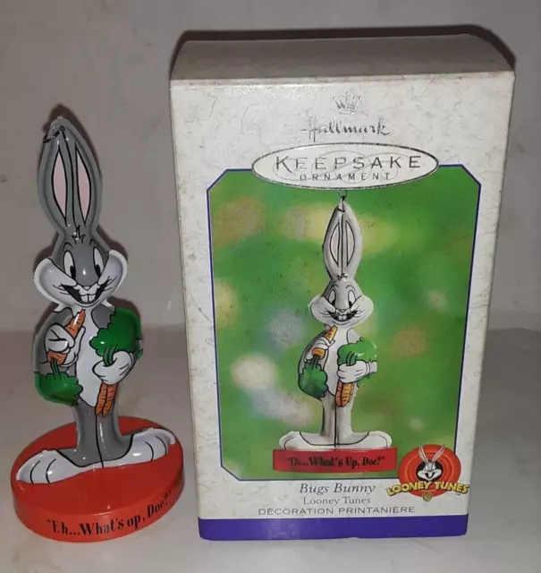 Hallmark Keepsake Ornament Looney Tunes Bugs Bunny Pressed Tin 2000