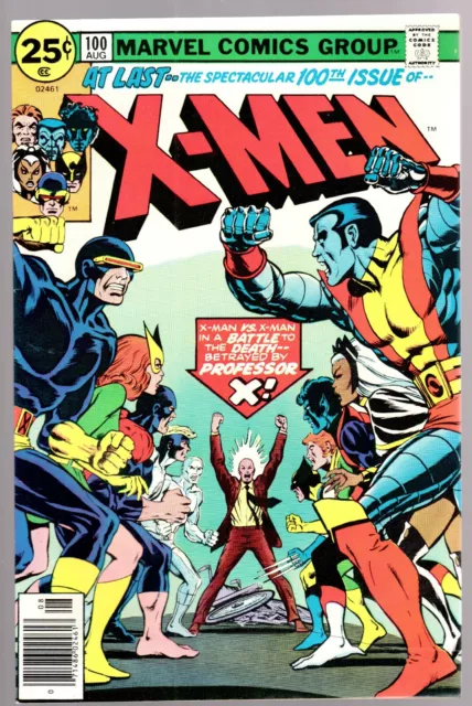 UNCANNY X-MEN #100   Classic X-MEN vs X-MEN Cover!  DAVE COCKRUM Art!   VF (8.0)