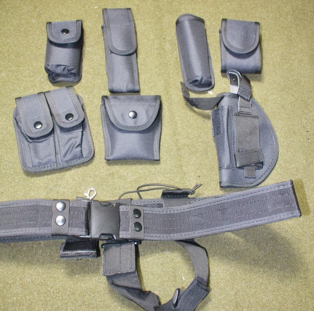 Police Security Duty Belt Set Up