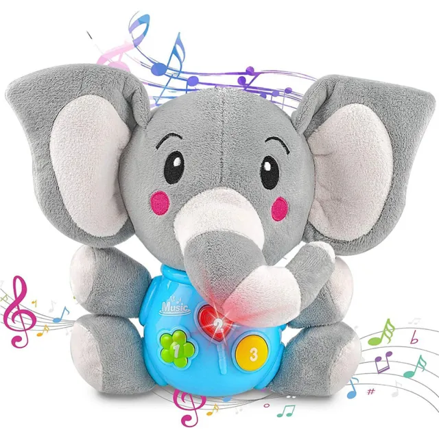 Baby Plush Musical Toys Elephant Musical Toy Cute Stuffed Animal Music Toy