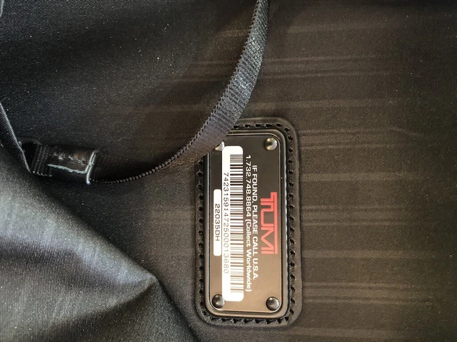 Tumi 22035DH Luggage Alpha Wheeled Garment Bag Black Medium 20”x 25.25”X 14.25” 3