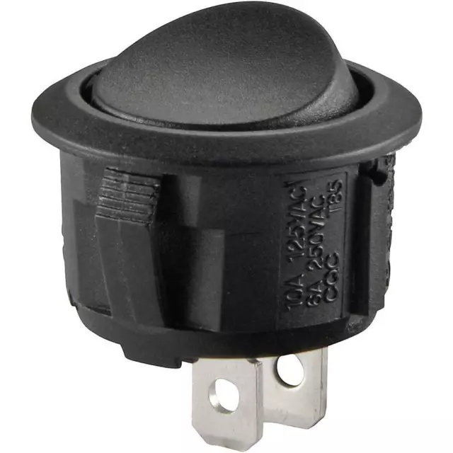 TRU COMPONENTS TC-R13-208C-02 Interrupteur à bascule 250 V/AC 10 A 1 x On/On à