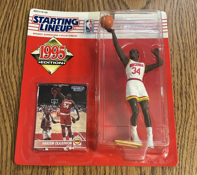 1995 HAKEEM OLAJUWON Starting Lineup Houston Rockets NBA Basketball ...