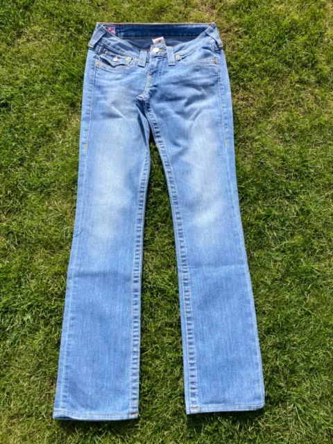 TRUE RELIGION Jeans Damen, Größe 27 in HELLBLAU
