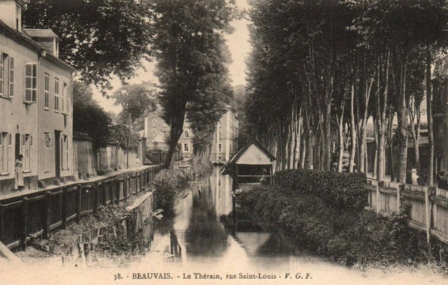 CPA 60 - BEAUVAIS (Oise) - 38. Le Thérain, rue Saint-Louis - VGF