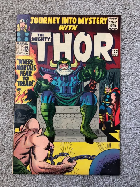 Marvel Silver-Age Comic Book:  Journey Into Mystery 122 with the Mighty Thor