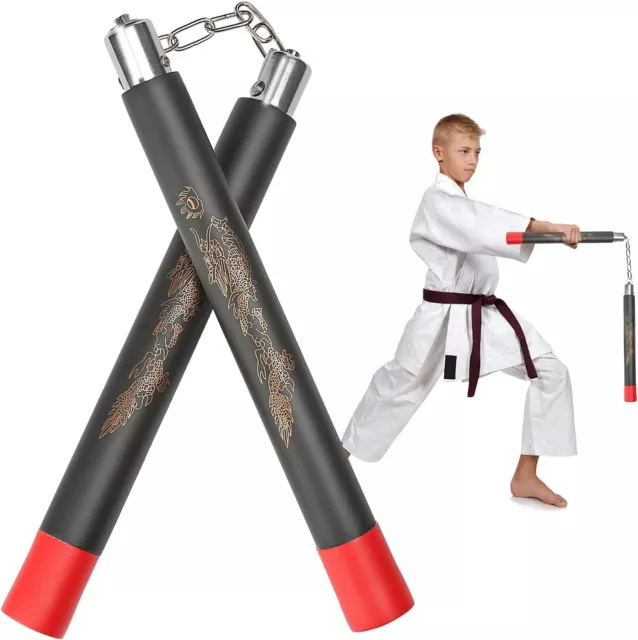 DONQL Foam Nunchucks for kids and beginners Training Nunchucks of Martial Arts P