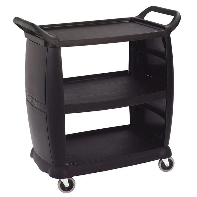Carlisle CC203603 Black Bussing and Transport Cart