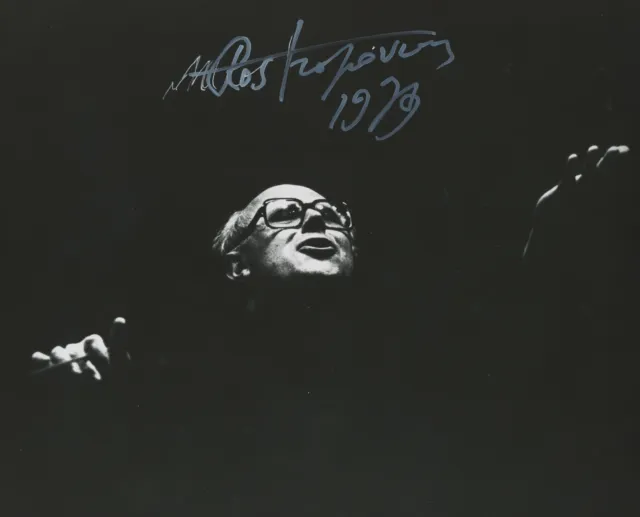 Rostropovich, Mstislav. (1927–2007): Signed Photograph CELLIST CONDUCTOR SLAVA