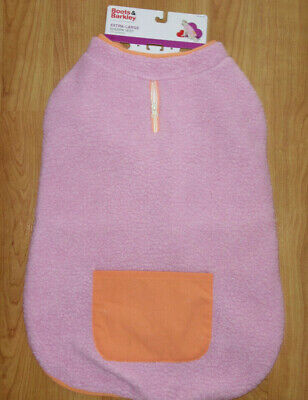 Boots Barkley Pink Sherpa Dog Cat Vest Jacket Pocket Pet Clothes XL Extra Large