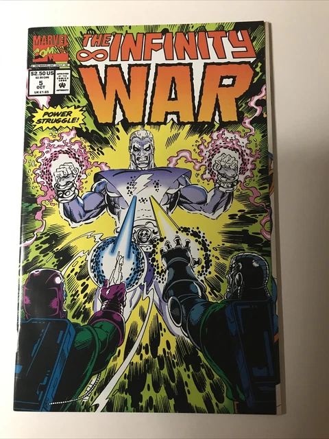 MARVEL COMICS INFINITY WAR #5 1992 NM Thanos Thor Ironman