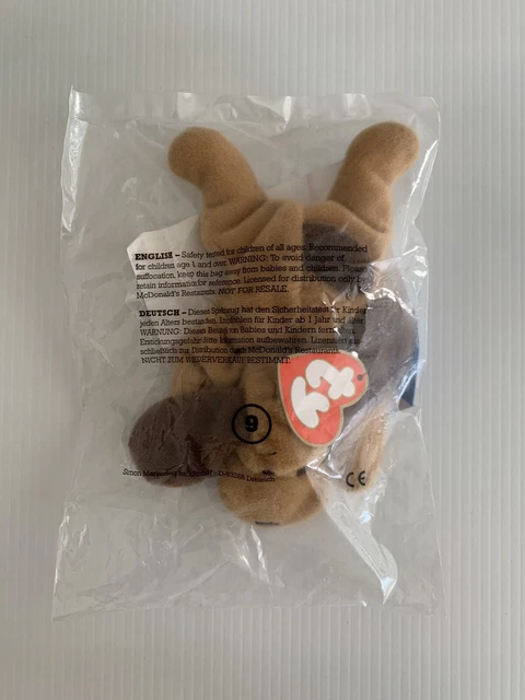 Bones the Dog McDonalds Soft Toy TY TEENIE BEANIE BABIES Happy Meal Sealed New