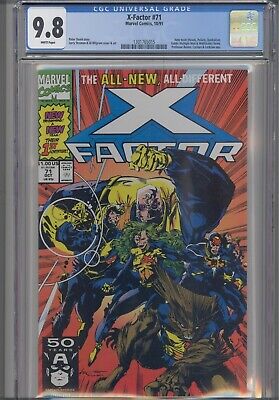 X-Factor #71 CGC 9.8 1st Appearance of new Team - Peter David