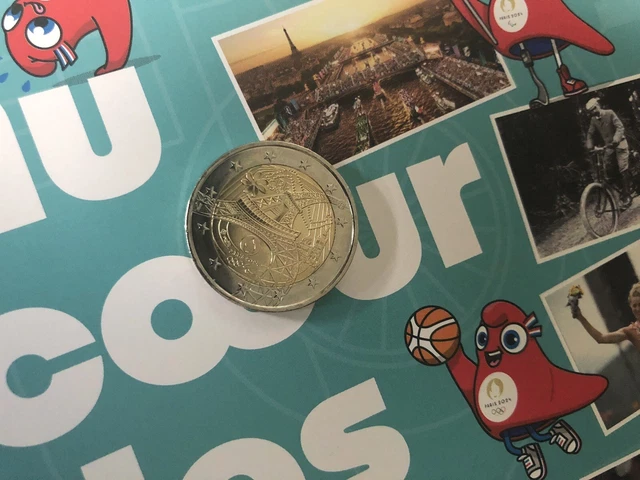 Francia. 2, 10 Euro 2024 Collection Commémorative Des Jeux Olympiques De Paris 2024