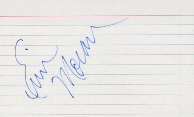 Erin Moran (Happy Days) signed 3x5 card Vintage