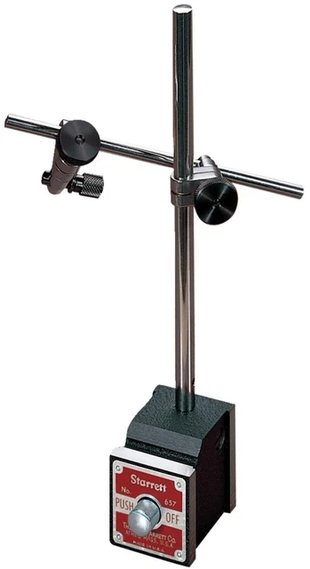 Starrett 657AA Magnetic Base Indicator Holder, Complete Set